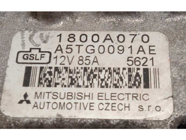 Генератор 1800A070, A5TG0091AE   Mitsubishi Colt      