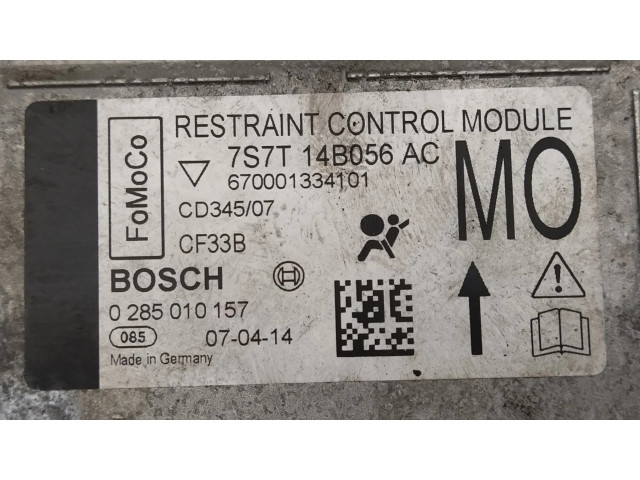 Блок подушек безопасности 7S7T14B056AC, 0285010157   Ford Mondeo MK IV