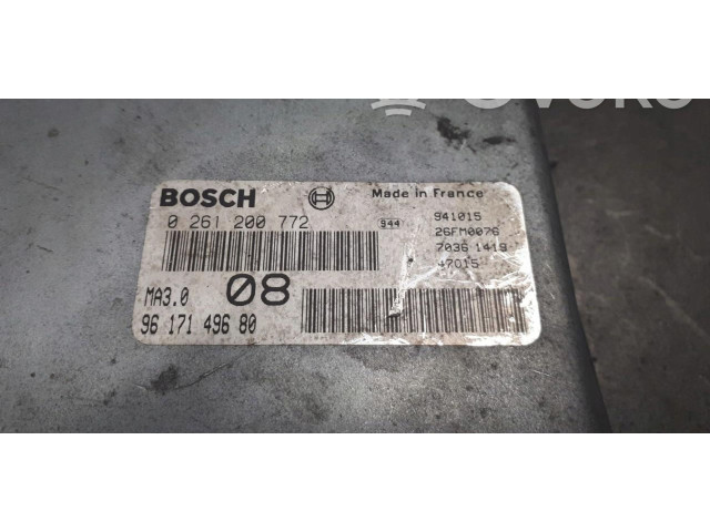 Řídící jednotka 0261200772   Peugeot 106 1999