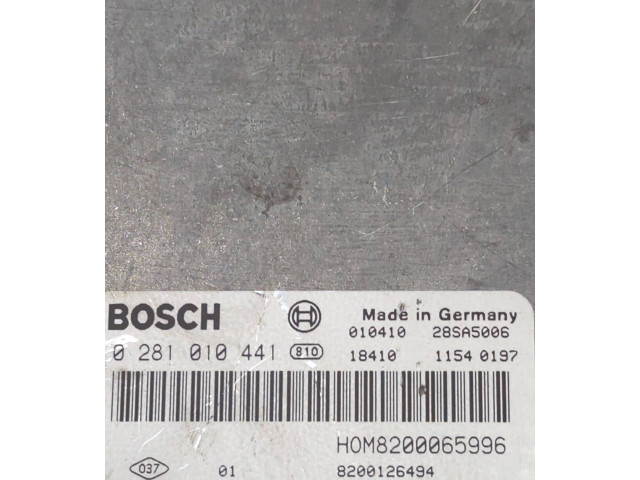 Řídící jednotka 8200065996, 8200126494   Volvo S40, V40 2002