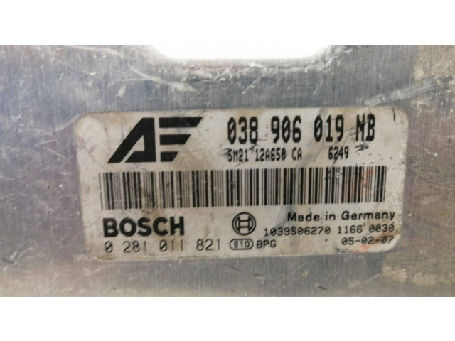 Блок управления двигателя 038906019NB, 5M2112A650CA   Ford Galaxy