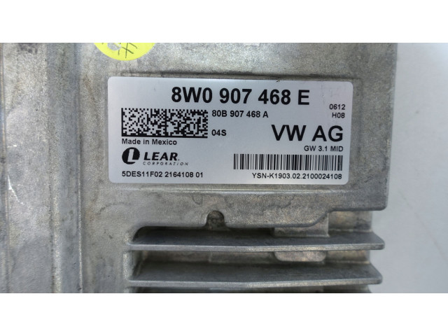 Блок управления 8W0907468E, 8W0907468E   Audi A4 S4 B9 8W