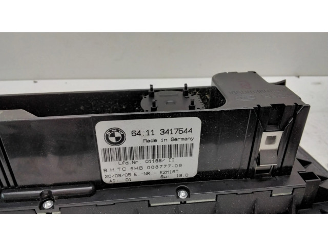 Блок управления климат-контролем 3417544, 64113417544   BMW X3 E83