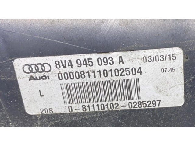 Задний фонарь левый сзади 8V4945093A    Audi A3 S3 8V   2013-2019 года