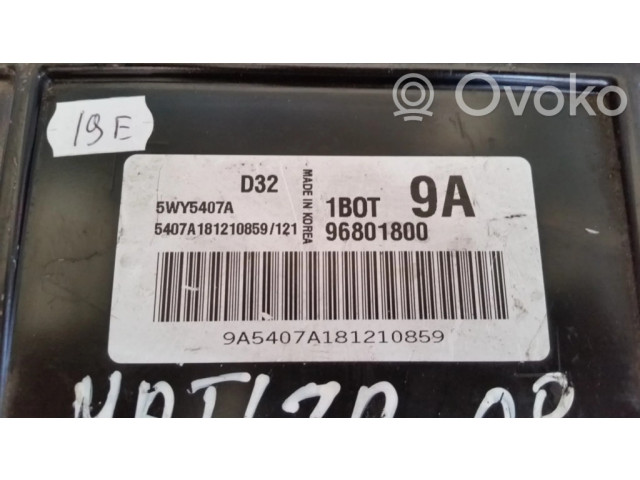 Блок управления двигателя 5WY5407A, 5407A181210859121   Chevrolet Matiz