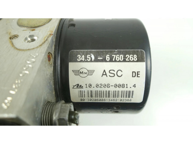 Блок АБС 34.51-6760268, 6760268   Mini  One - Cooper R50 - 53  2001 - 2006 года