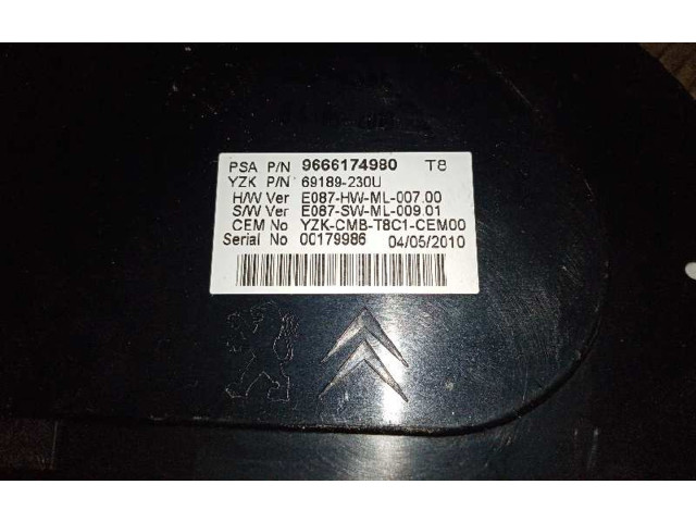 Панель приборов 9666174980   Peugeot 3008 I       