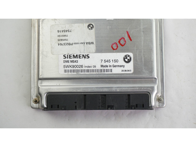 Řídící jednotka 7545150, 5WK90026   BMW X5 E53 2005