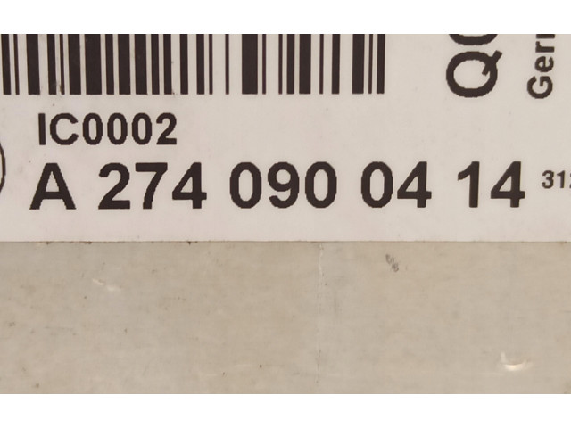 Радиатор интеркулера A2740900414   Mercedes-Benz C W205