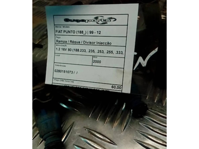Vstřikovací lišta 0280151073   Fiat Punto (188)  pro benzínový motor   