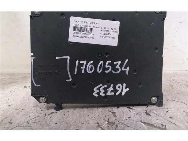   Pojistková skříňka 9665547580, 0090012   Peugeot 508 2011