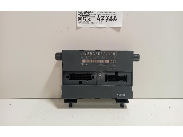 Блок управления A1718204926, 271944   Mercedes-Benz SLK R171
