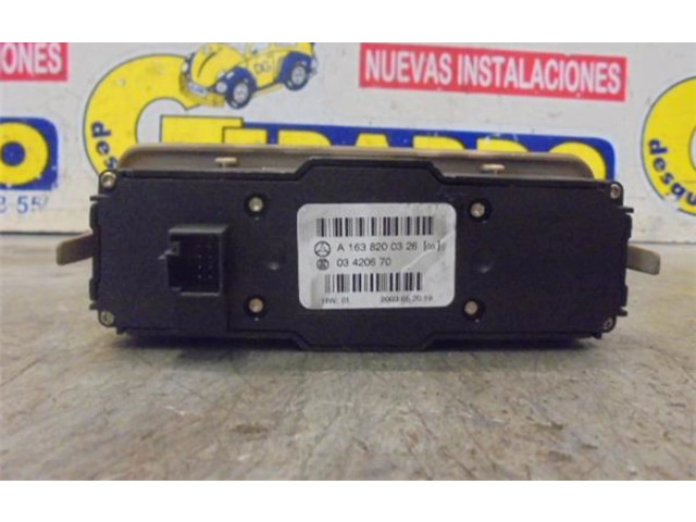 Блок управления климат-контролем A1638200326, A1638200326   Mercedes-Benz ML W163