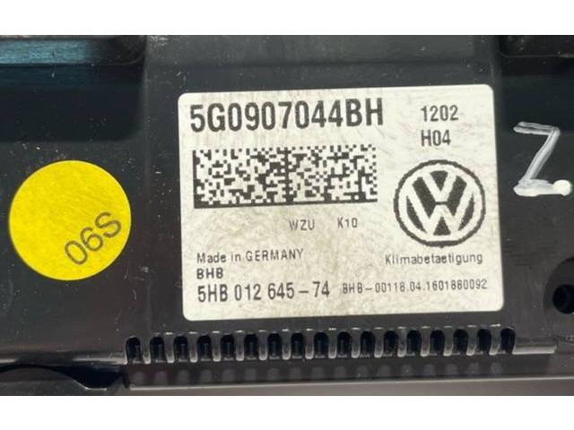 Блок управления климат-контролем 5G0907044BH, 5HB01264574   Volkswagen PASSAT B8