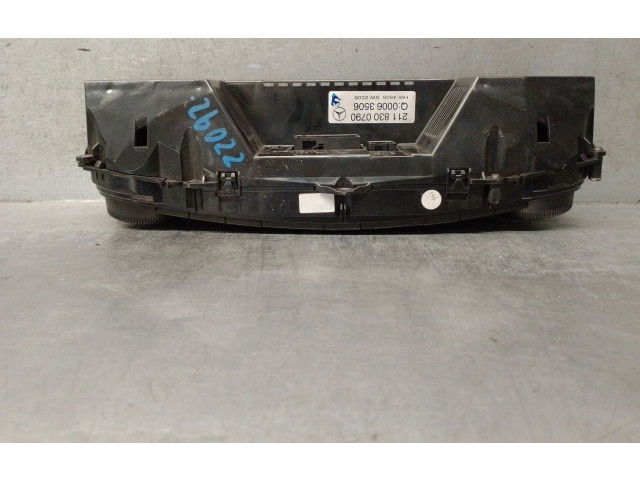 Блок управления климат-контролем A2118300790, A2118300890   Mercedes-Benz E W211