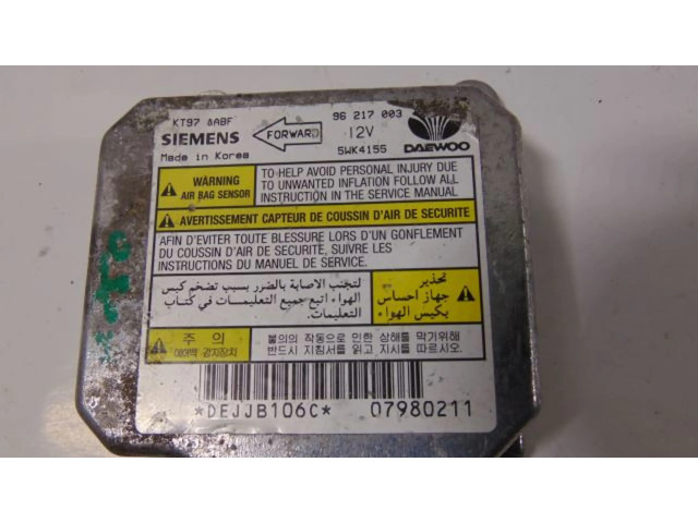 Блок подушек безопасности 96217003, 5WK4155   Daewoo Lanos