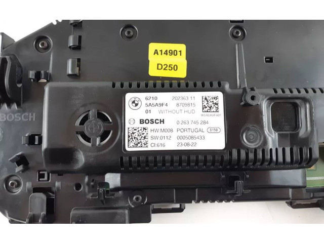 Přístrojová deska  BMW 3 G20 G21 2022 5A5A9F4, 62.10-5A5A9F4  