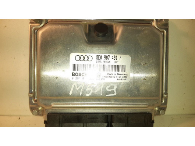 Блок управления двигателя 8E0907401M, 0281011255   Audi A6 S6 C5 4B