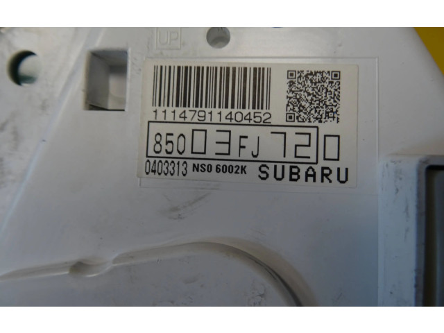 Přístrojová deska  Subaru Impreza IV 2013 85003FJ720  
