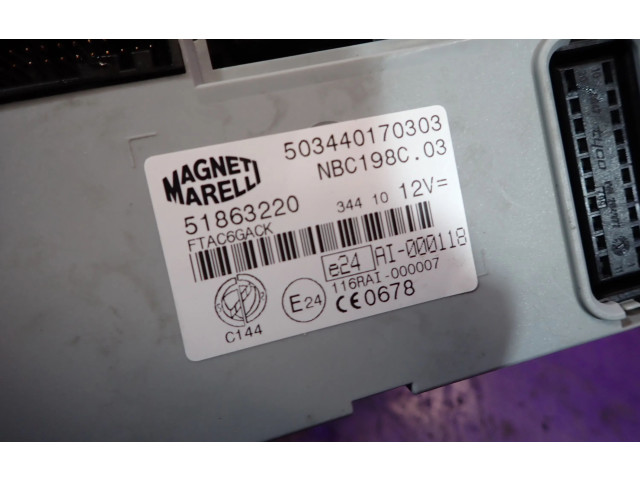 Блок комфорта 51863220, 51863220   Fiat Bravo   