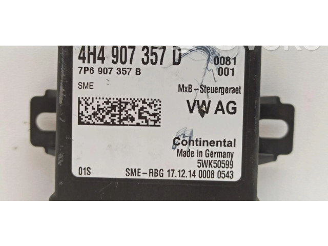 Блок управления Xenon 4H4907357D    Audi A6 C7   