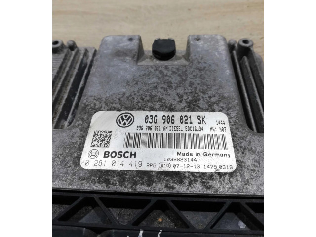 Řídící jednotka 03g906021sk, 0281014419   Seat Toledo III (5P) 2004