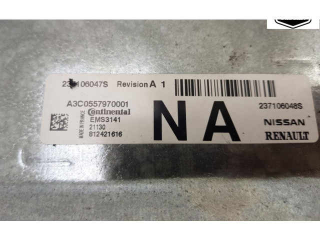 Блок управления двигателя 237106048S, 237106048S   Dacia Sandero III
