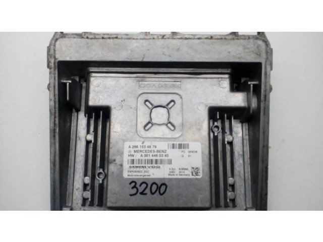Řídící jednotka A2661534879, A0014460340   Mercedes-Benz A W169 2006