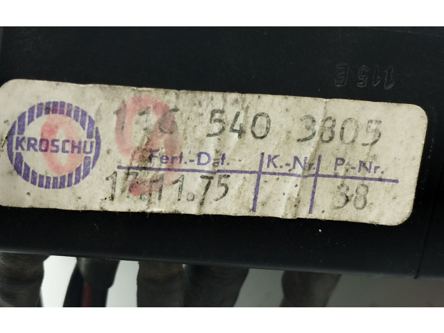   Pojistková skříňka 1165400350, 1165403805   Mercede-Benz S W116 1976