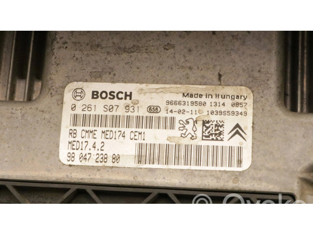 Řídící jednotka 0261S07931, 9804723880   Peugeot 308 2014