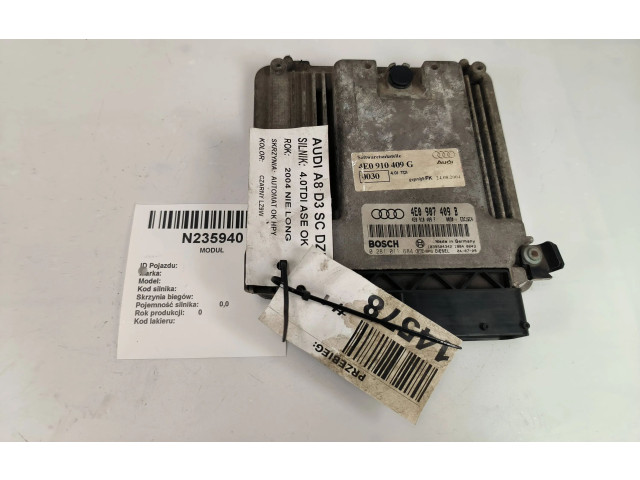 Řídící jednotka 4E0907409B, 4E0910409F   Audi A8 S8 D5 2003