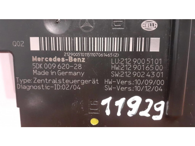   Pojistková skříňka 2129005101, 2129016500   Mercedes-Benz E W212 2012