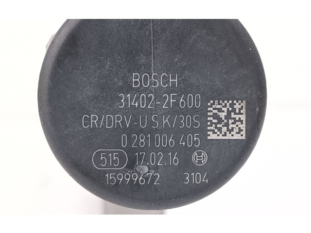 Vstřikovací lišta 0281006405, 314022F600   Hyundai i30    D4FB 