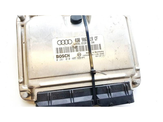 Řídící jednotka 0281010405, 038906019cf   Audi A6 S6 C5 4B 2003