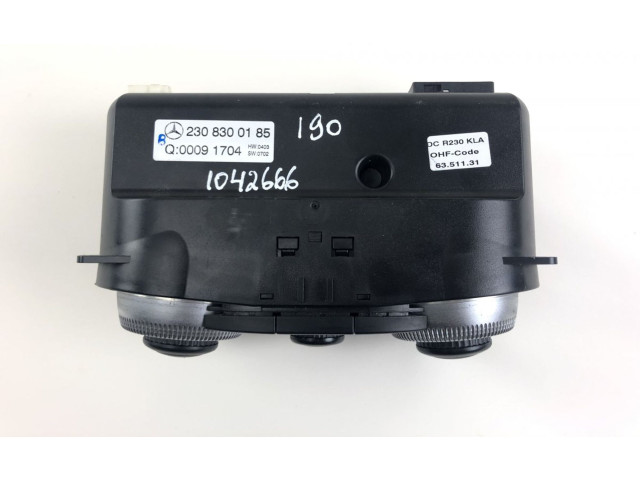 Блок управления климат-контролем A2308301285, 2308300185   Mercedes-Benz SL R230