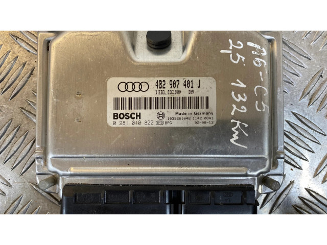 Блок управления двигателя 4B2907401J, 1039S01048   Audi A6 S6 C5 4B