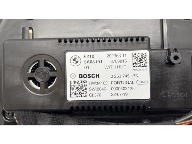 Přístrojová deska  BMW 1 F40 2019 8709816, 5B35D81  