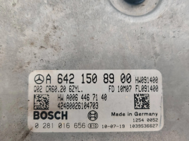 Блок управления двигателя A6421508900   Mercedes-Benz R W251
