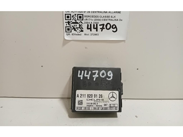 Модуль кузова 272963   Mercedes-Benz SLK R171 2004
