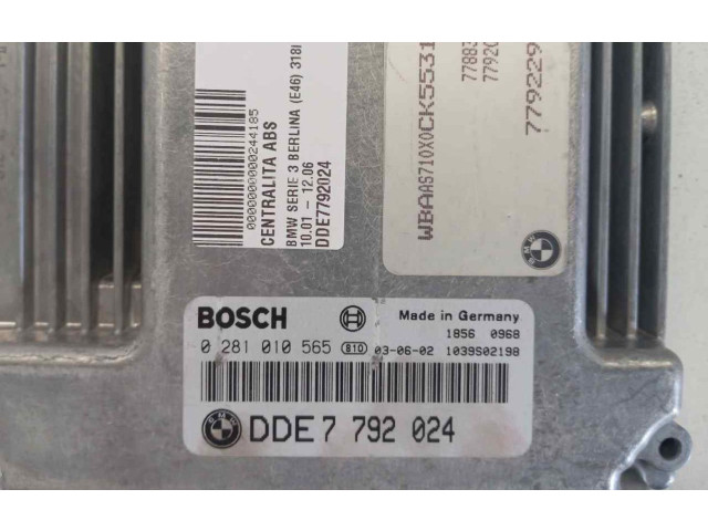 Блок управления АБС DDE7792024   BMW 3 E46