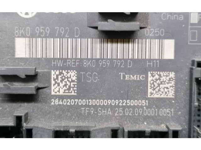 Блок управления дверью 8K0959792D   Audi Q5 SQ5