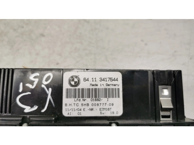 Блок управления климат-контролем 64113417544, 5HB00877709   BMW X3 E83