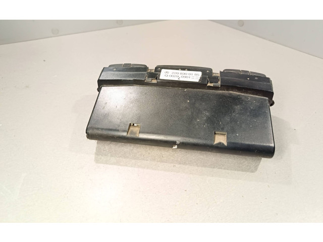 Блок управления климат-контролем 2208300185, Q00290901   Mercedes-Benz S W140