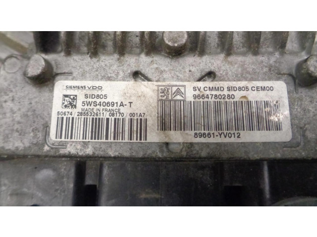 Řídící jednotka 9664780280, 5WS40691A   Citroen C1 2005