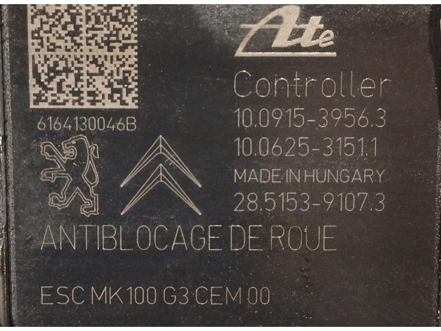 Jednotka ABS 9814482780, 9814482780   Peugeot 2008 I 2015