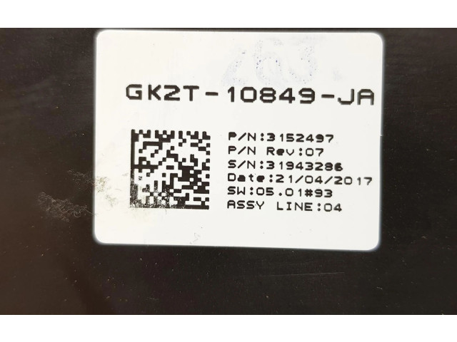 Přístrojová deska  Ford Transit Custom 2016 GK2T10849JA, 2342291  