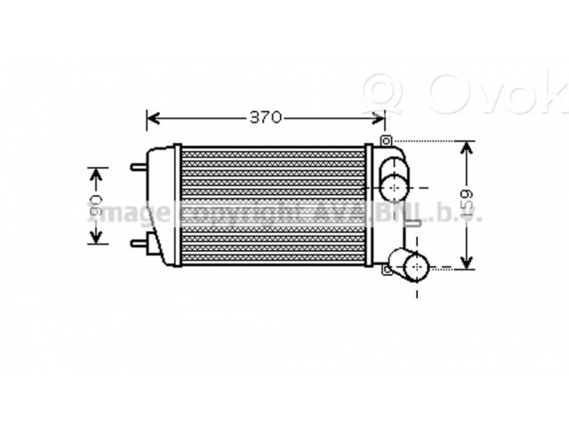 Интеркулер  384G2   Citroen C3 1.4