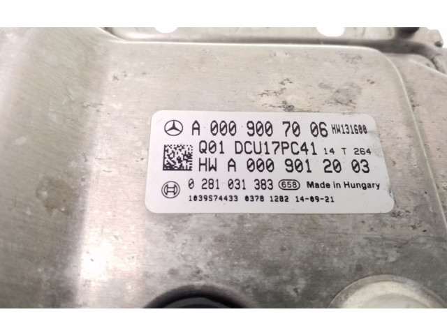 Блок управления двигателя A0009007006, A0009012003   Mercedes-Benz E W212