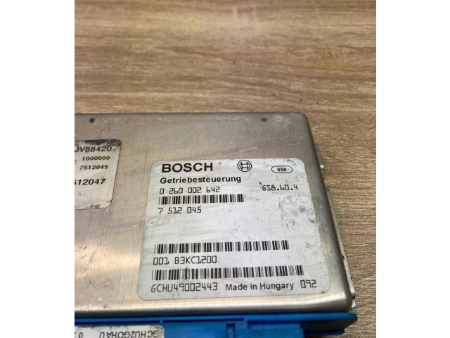 Блок управления коробкой передач 7512045, 0260002642   BMW 3 E46