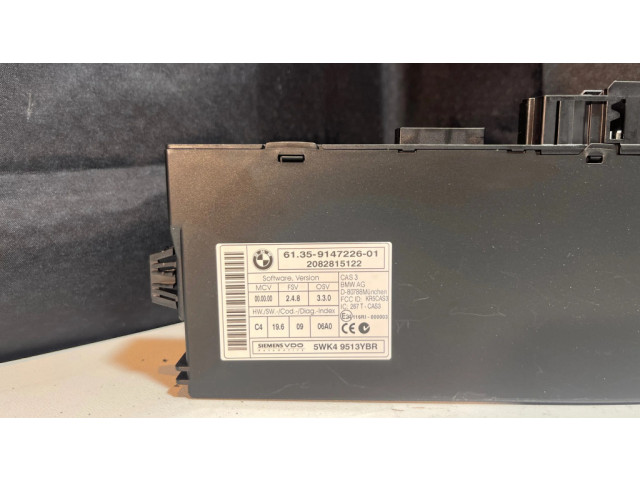 Řídící jednotka 9147226, 5WK49513YBR   BMW 3 E90 E91 2011